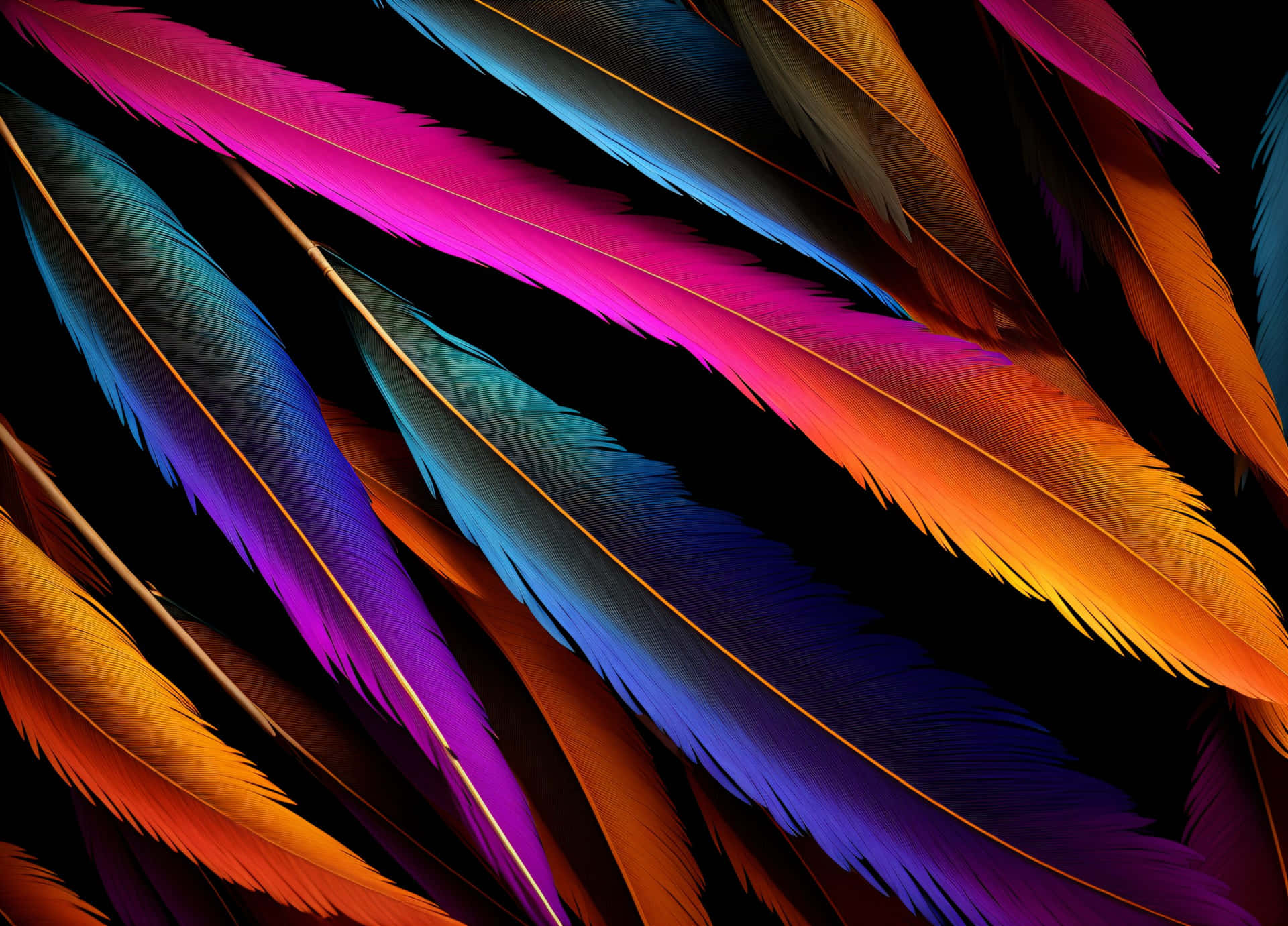 Vibrant Feather Array.jpg Background