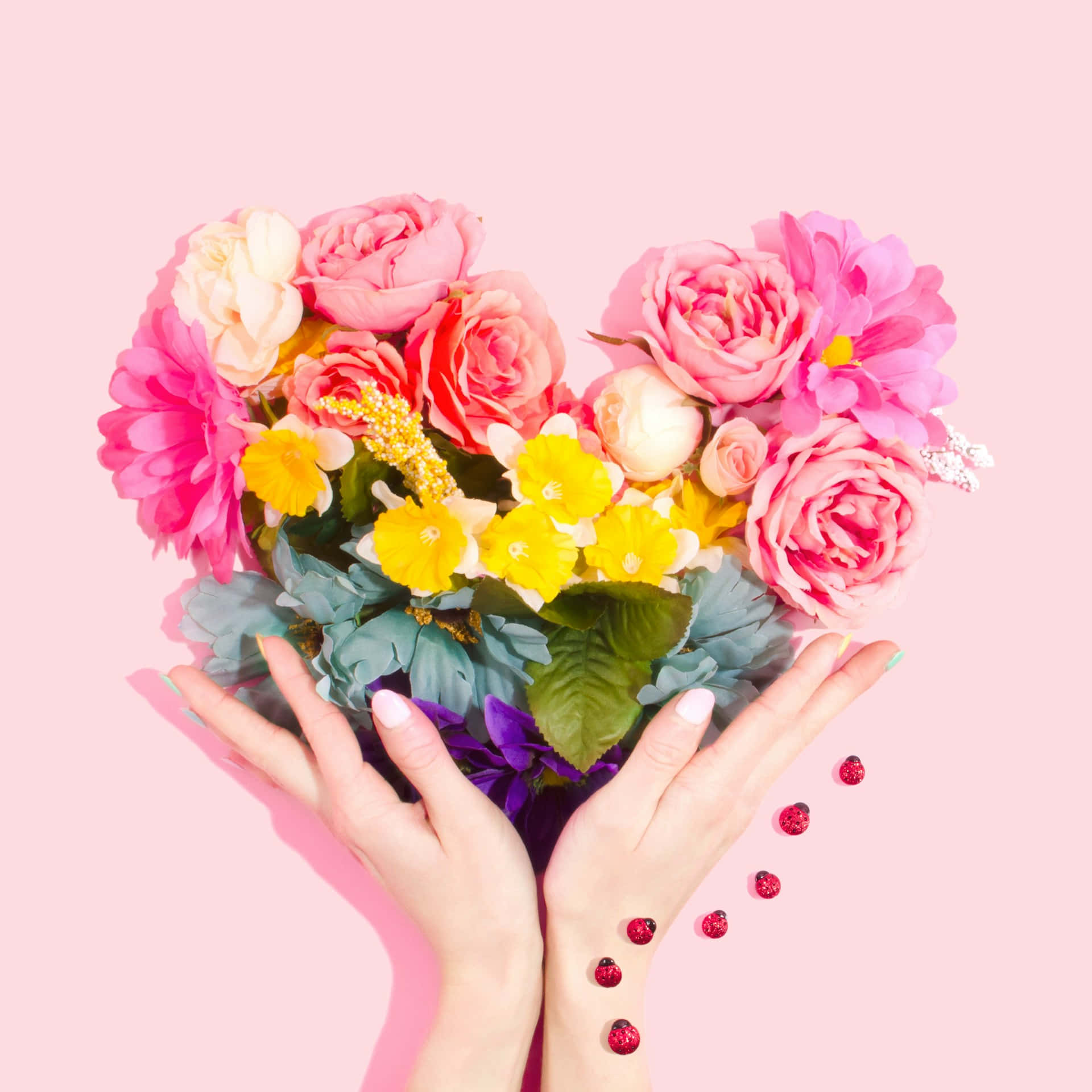 Vibrant_ Floral_ Bouquet_ Hands_ Pink_ Background.jpg Background