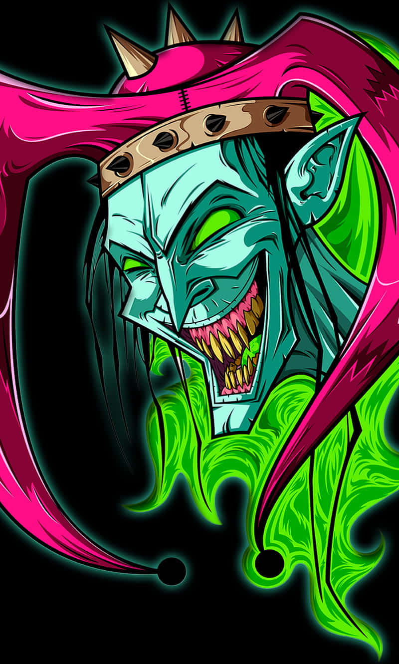 Vibrant Goblin King Art Background