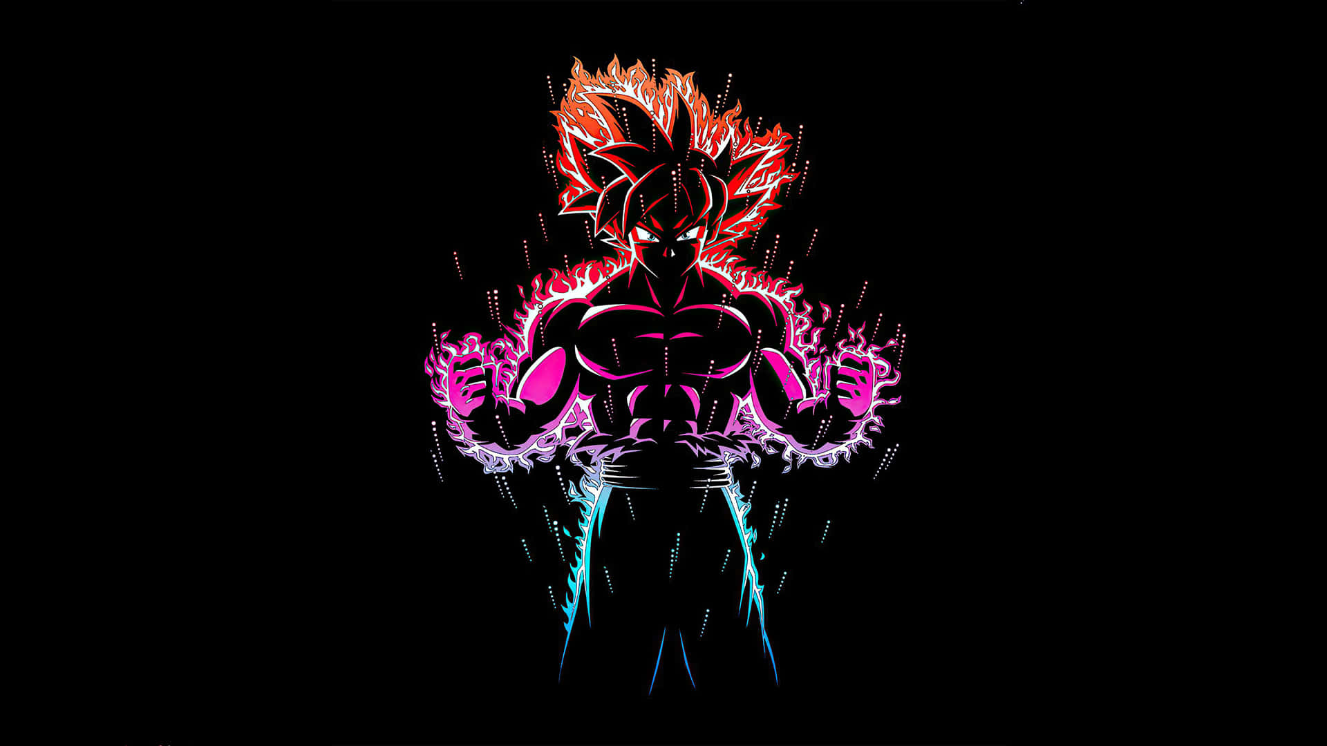 Vibrant Goku Power Aura