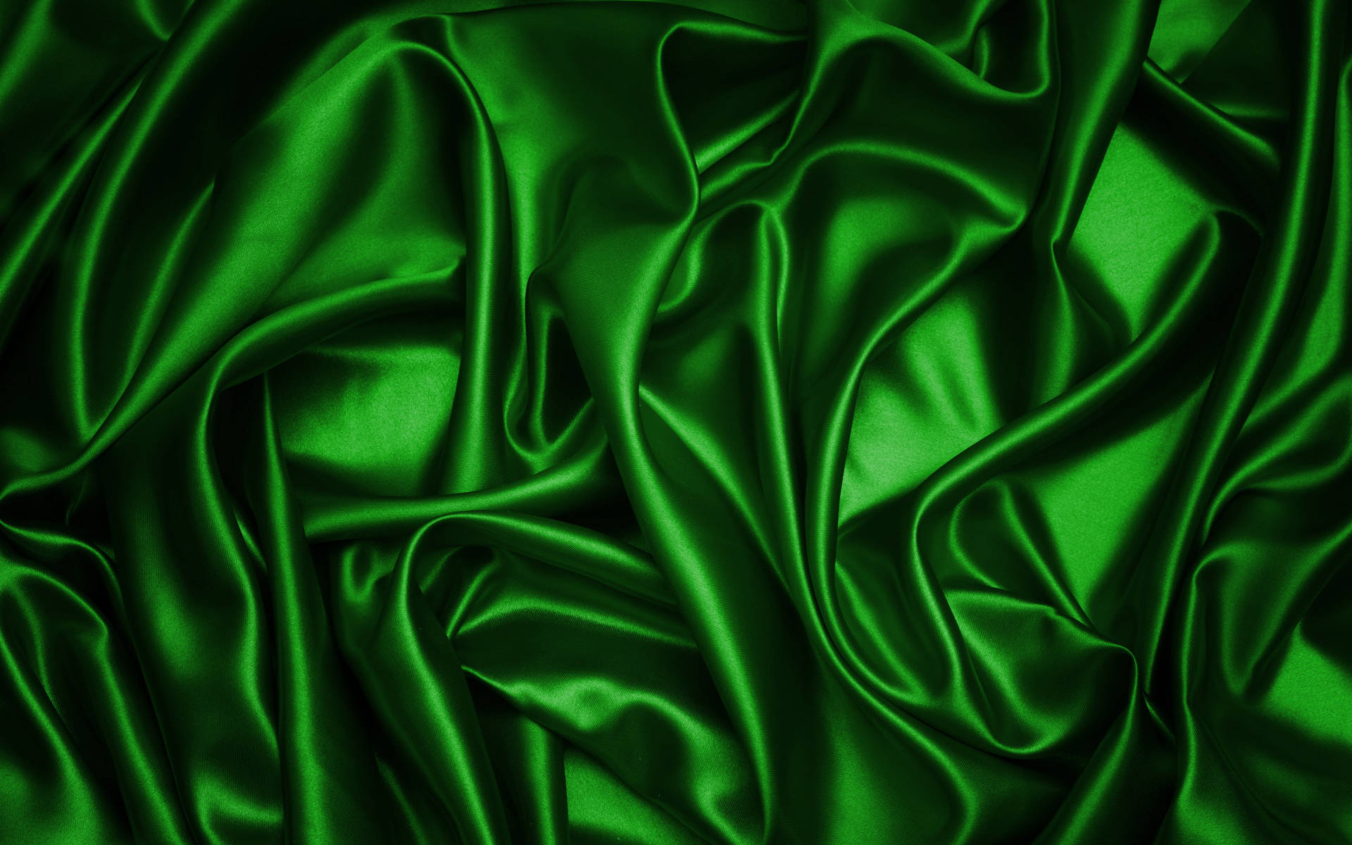 Vibrant Green Satin Backdrop Background