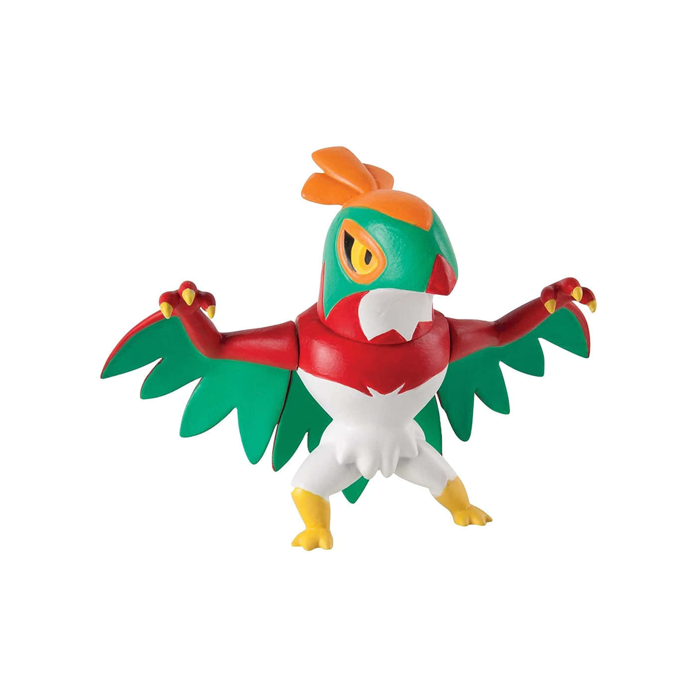 Vibrant Illustration Of Hawlucha Figure Background