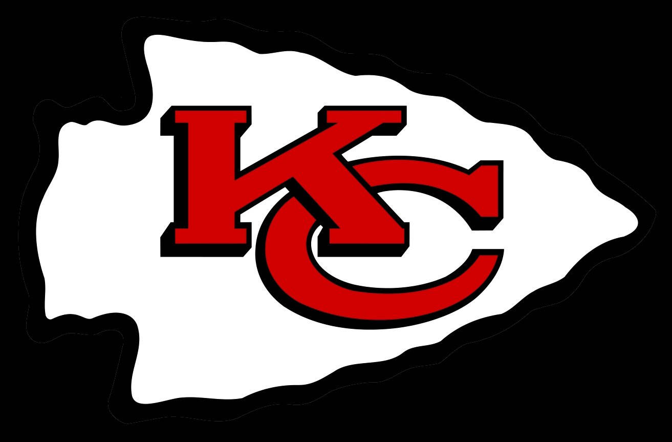 Vibrant Kansas City Chiefs Logo On A Dark Background Background