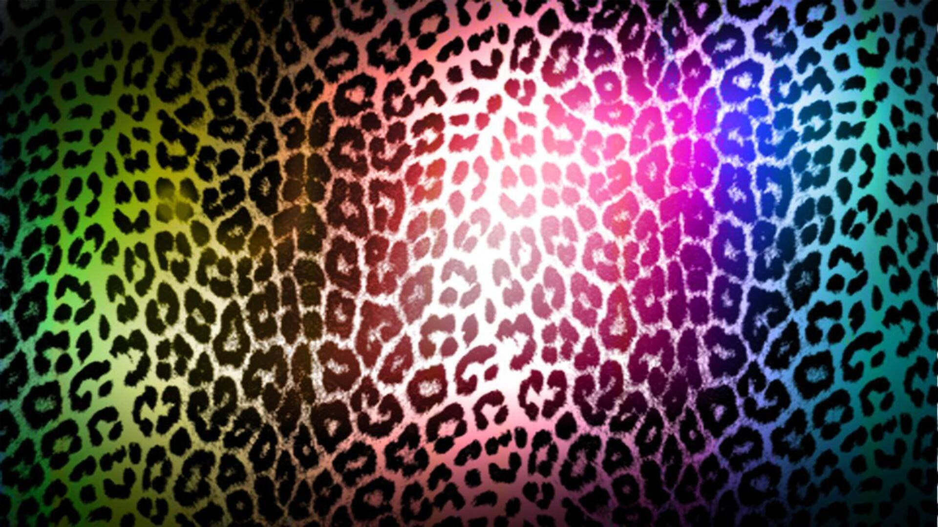 Vibrant Leopard Print