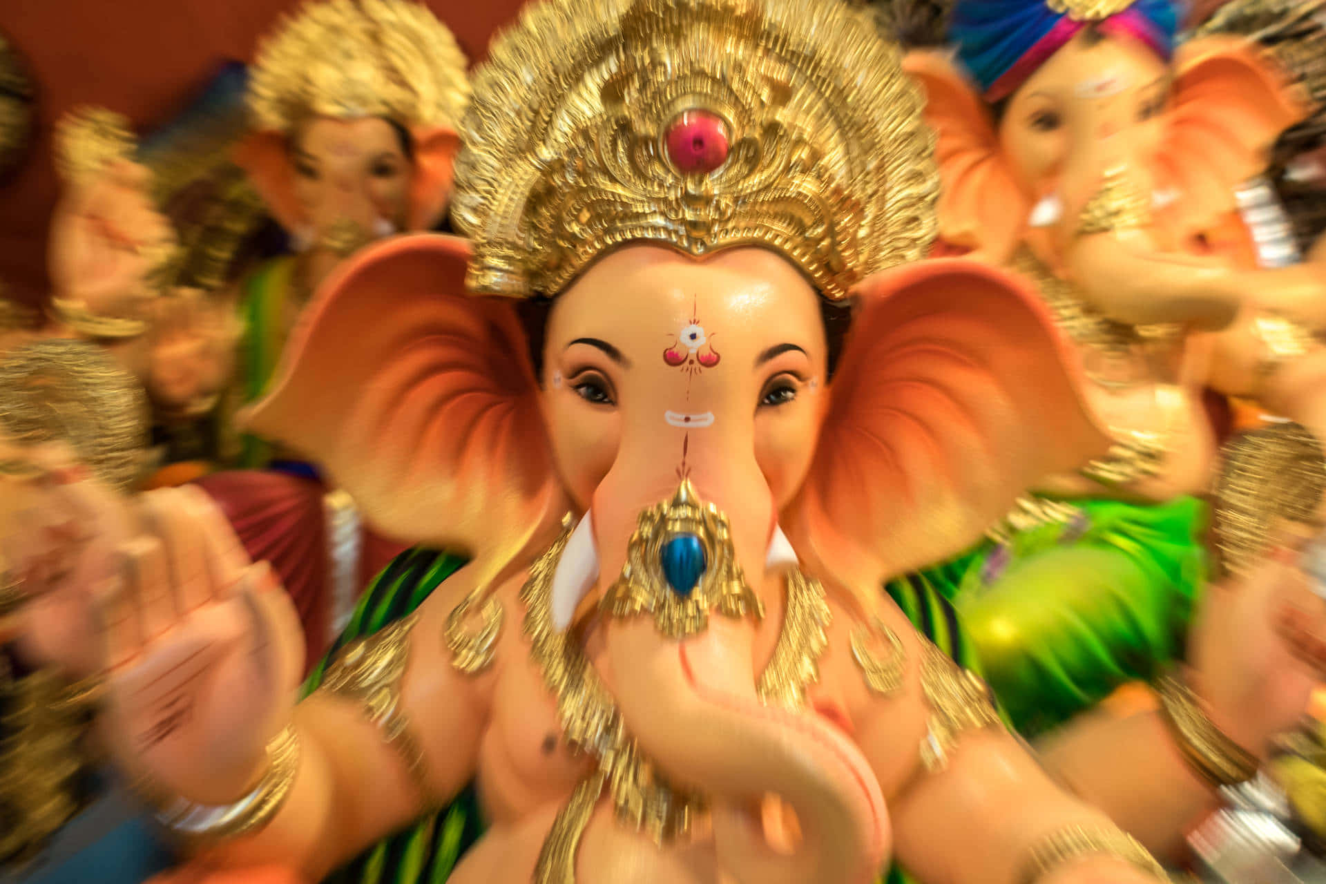 Vibrant Lord Ganesha Statues