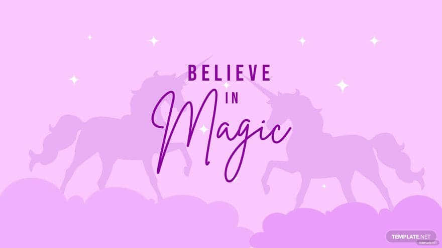 Vibrant Magical Dream Of A Unicorn 🦄 Background