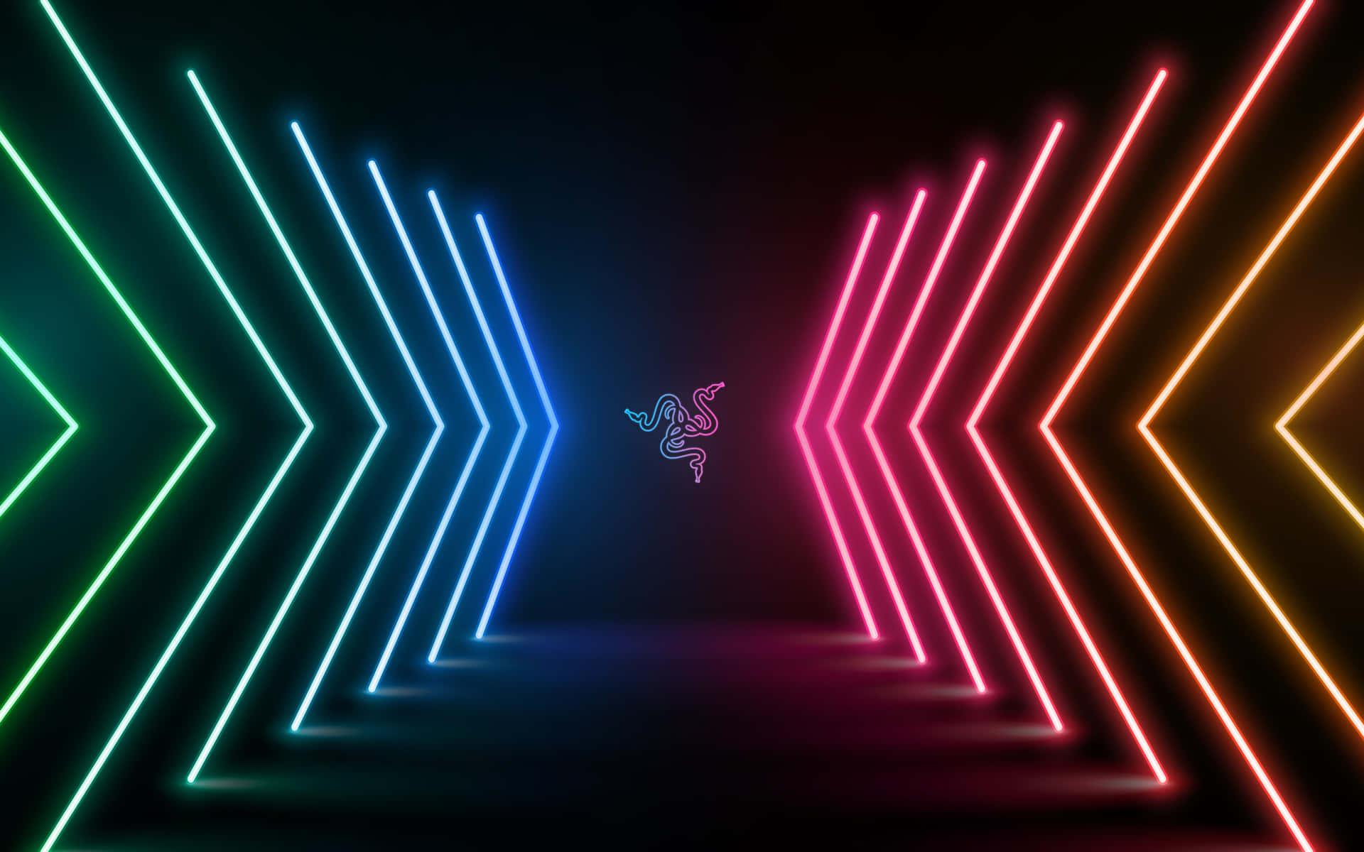 Vibrant Neon Arrows4 K Wallpaper Background