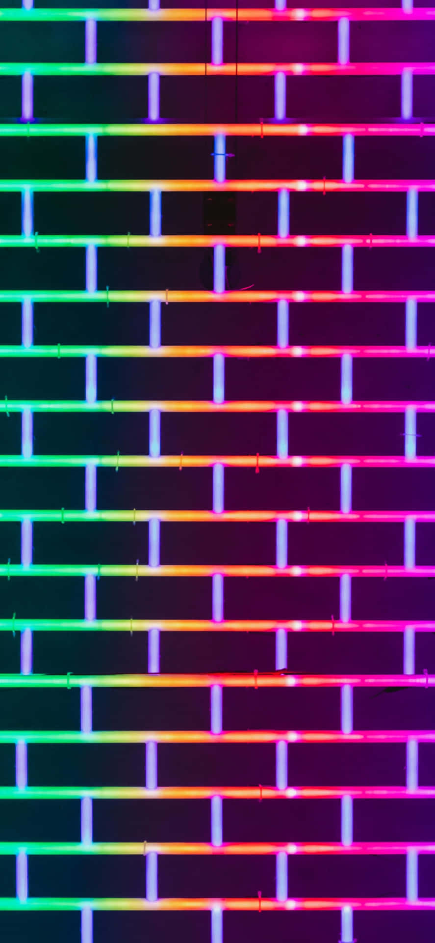 Vibrant Neon Lights Pattern Background