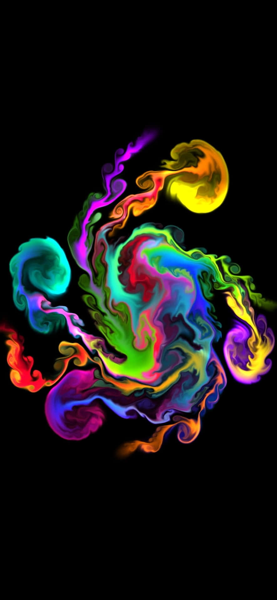 Vibrant_ Neon_ Smoke_ Art Background