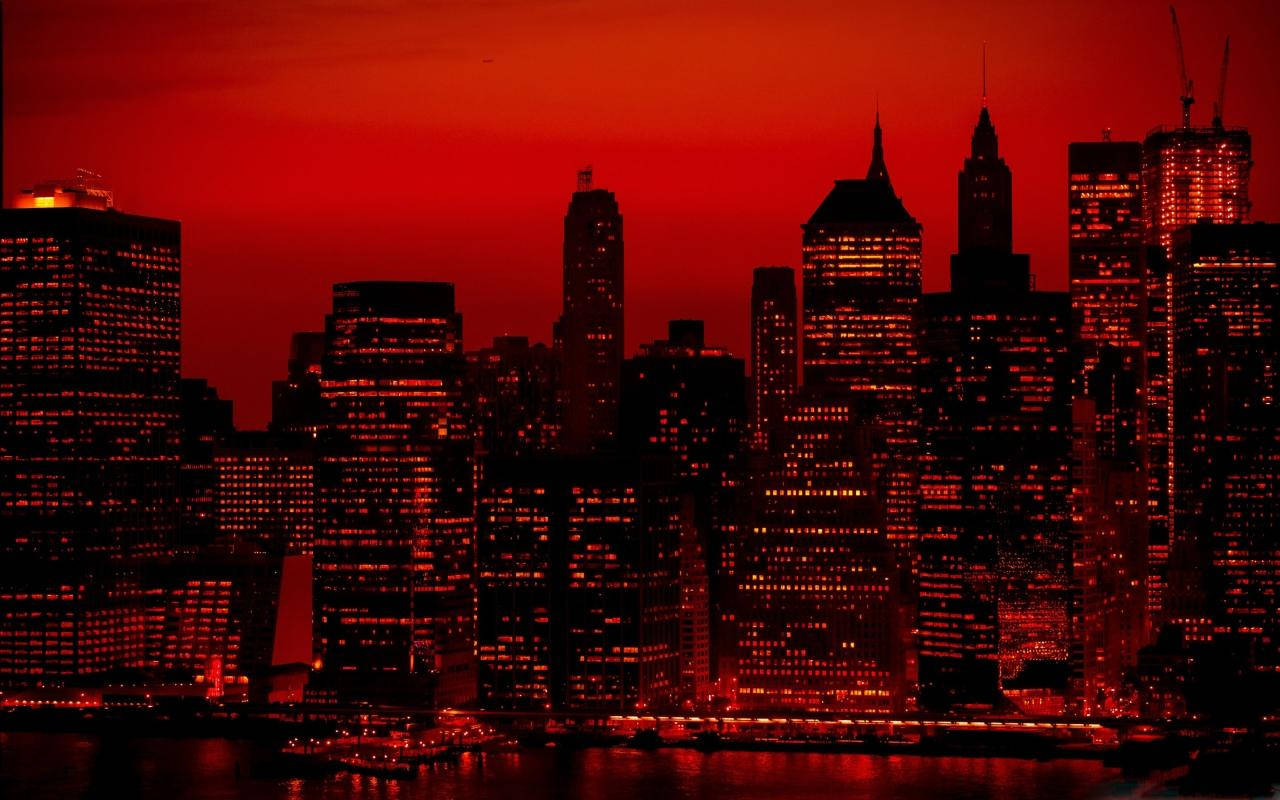 Vibrant New York Cityscape - Aesthetic Beyond Skylines Background