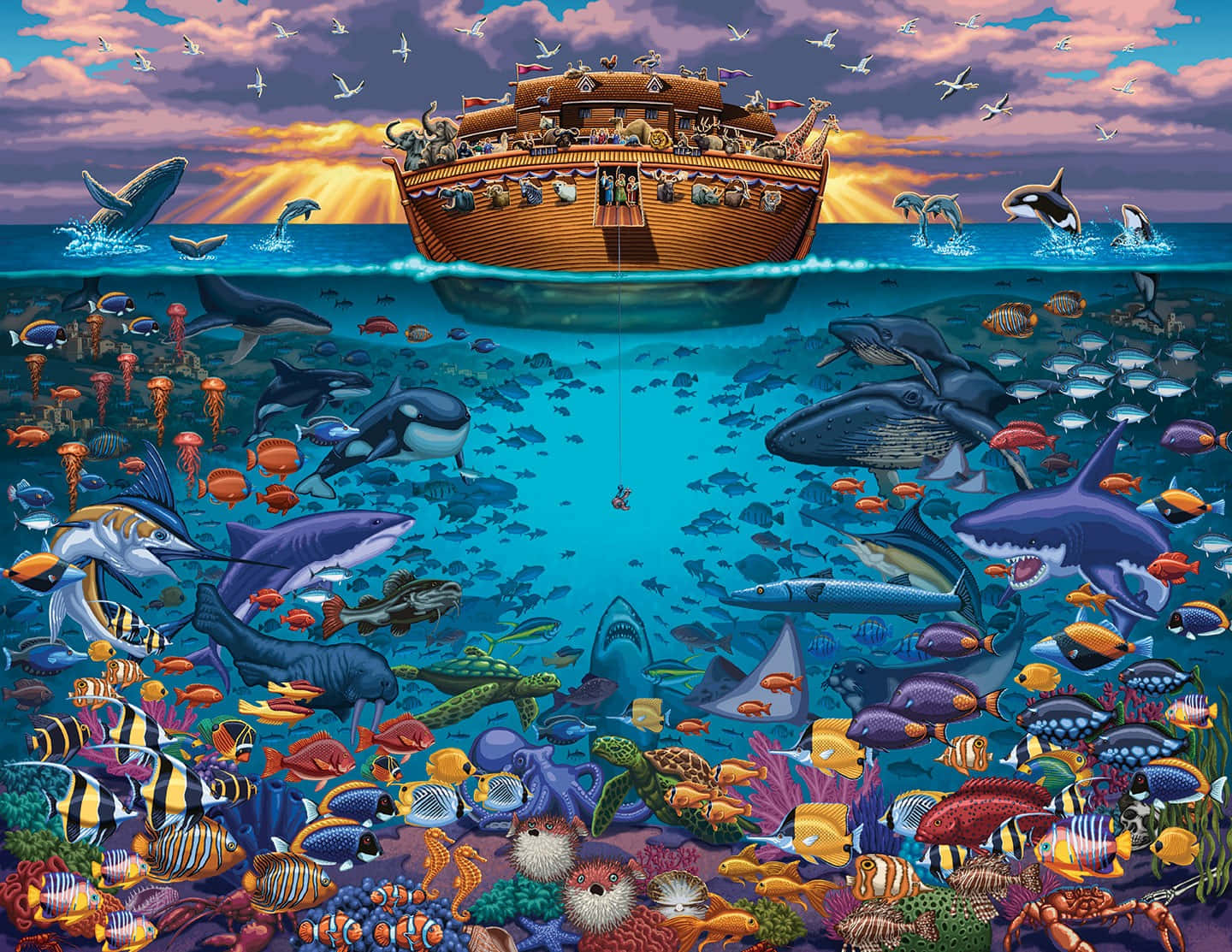 Vibrant_ Ocean_ Life_and_ Ark_at_ Sunset.jpg Background