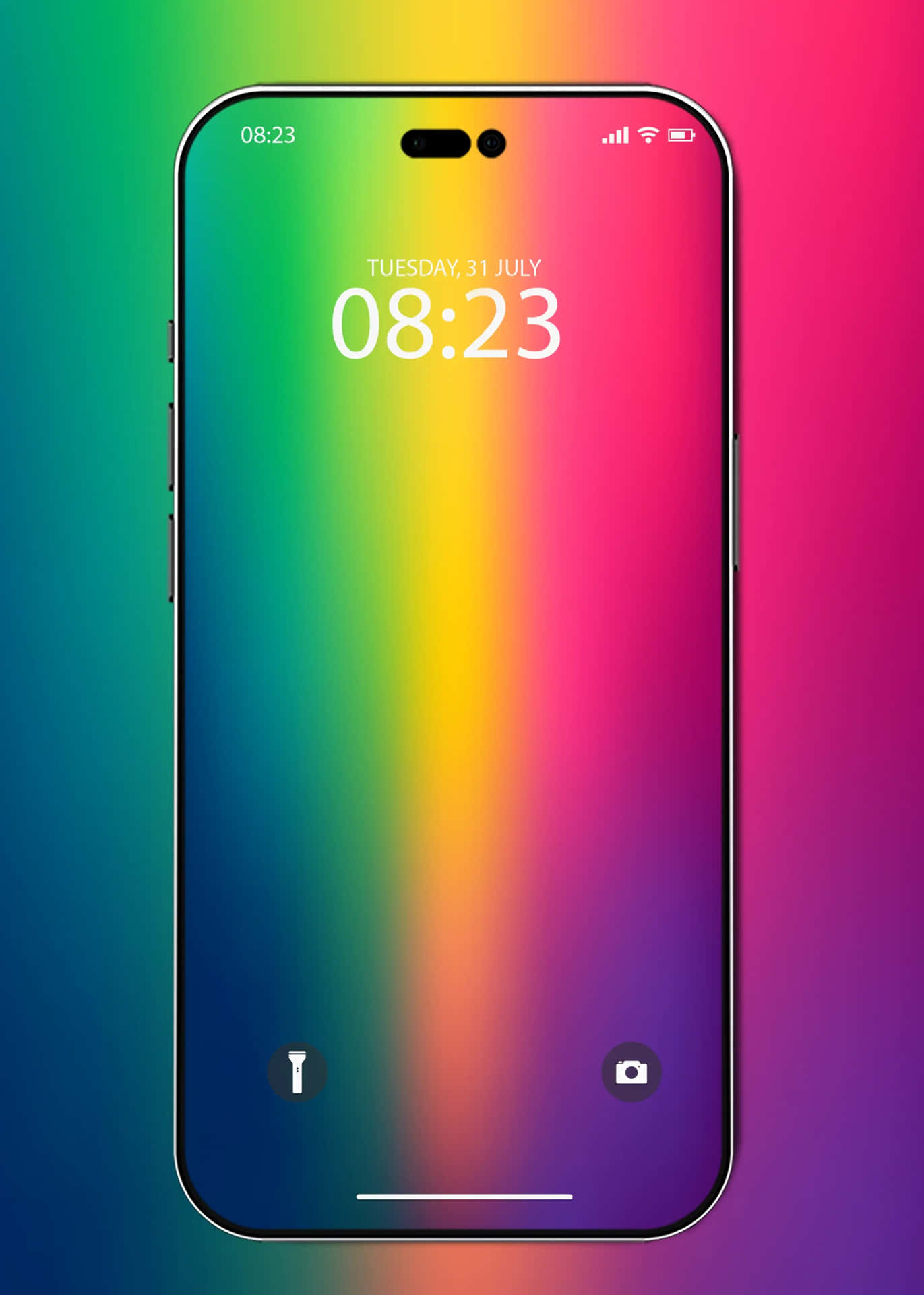 Vibrant Oled Display Background