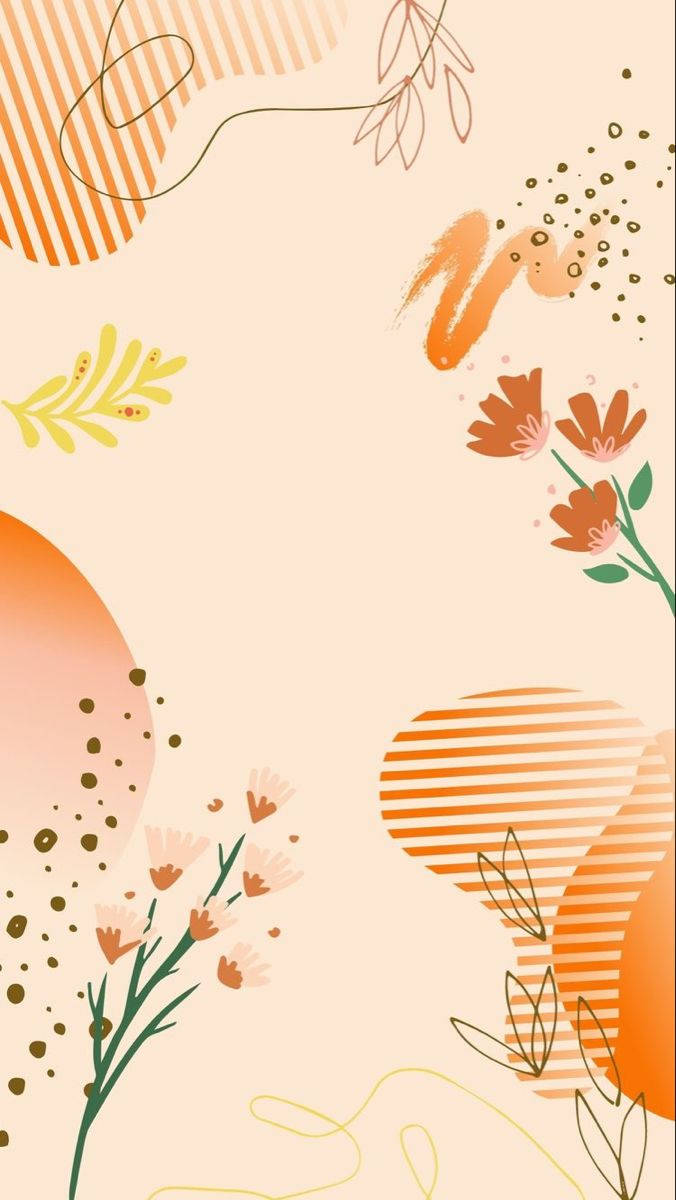 Vibrant Orange Flowers In Full Bloom Background