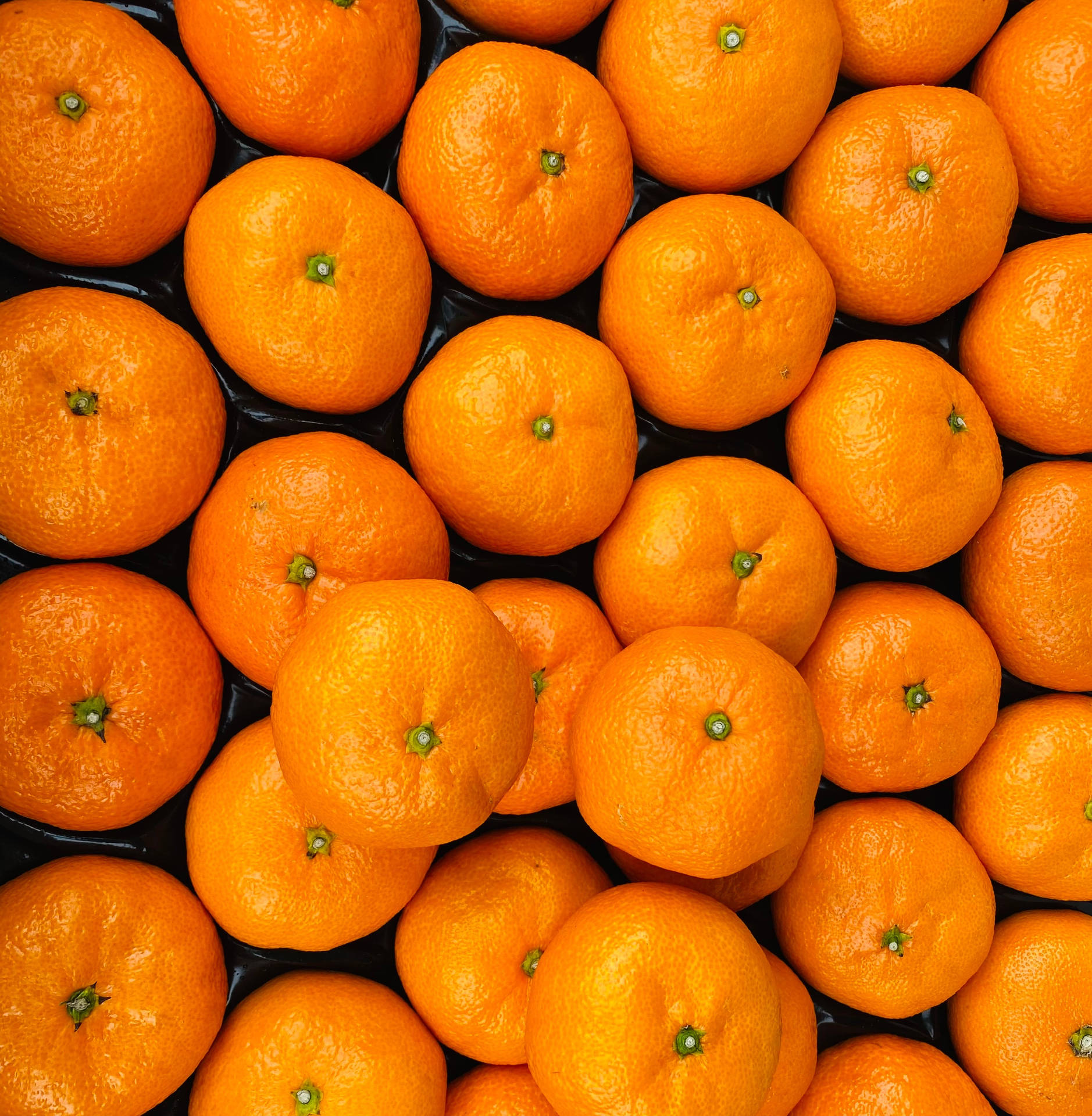 Vibrant Orange Satsuma Mandarins Background