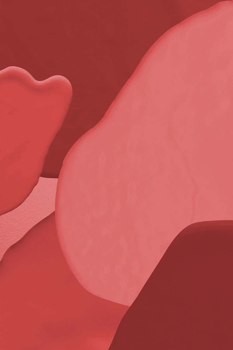 Vibrant Pastel Red Background