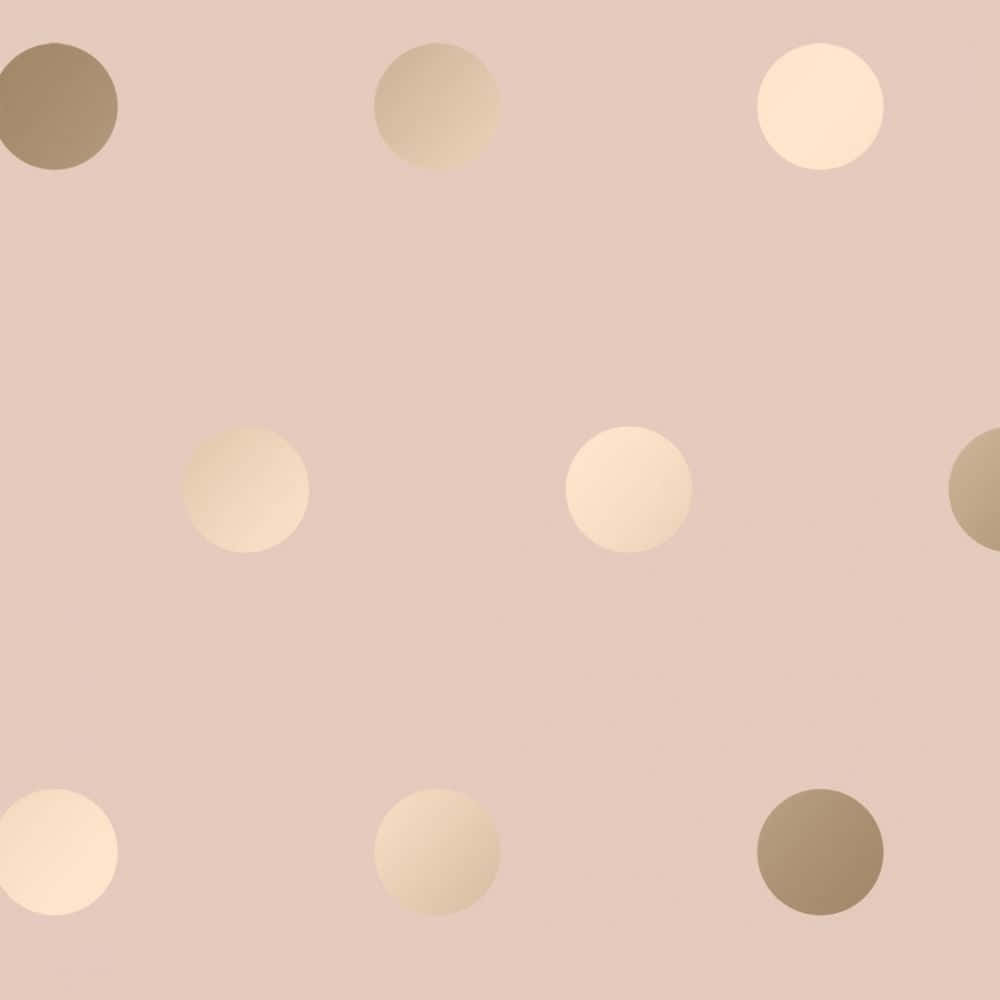 Vibrant Pink Polka Dot Pattern. Background