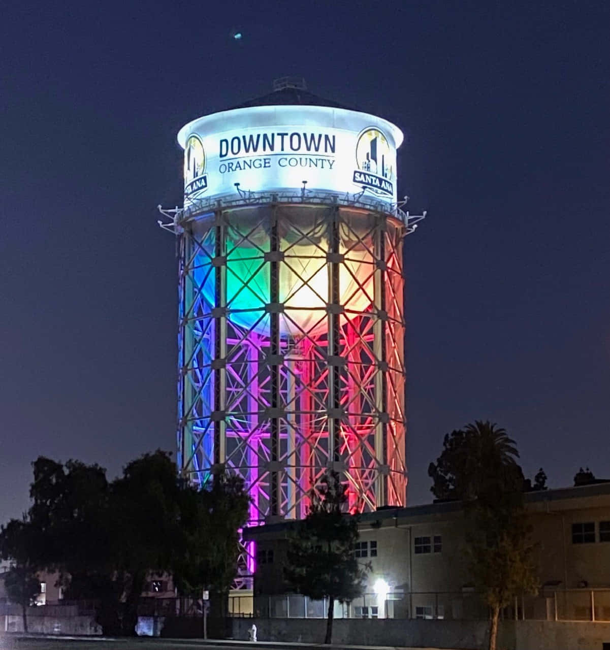 Vibrant Pride Celebration In Santa Ana Background