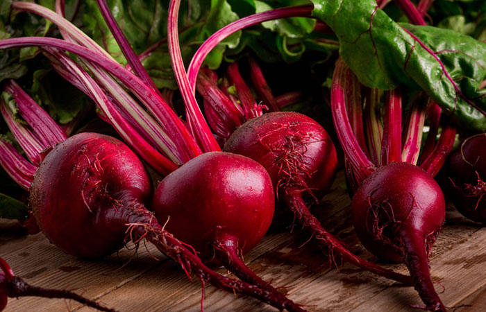 Vibrant Purple Beetroots Background