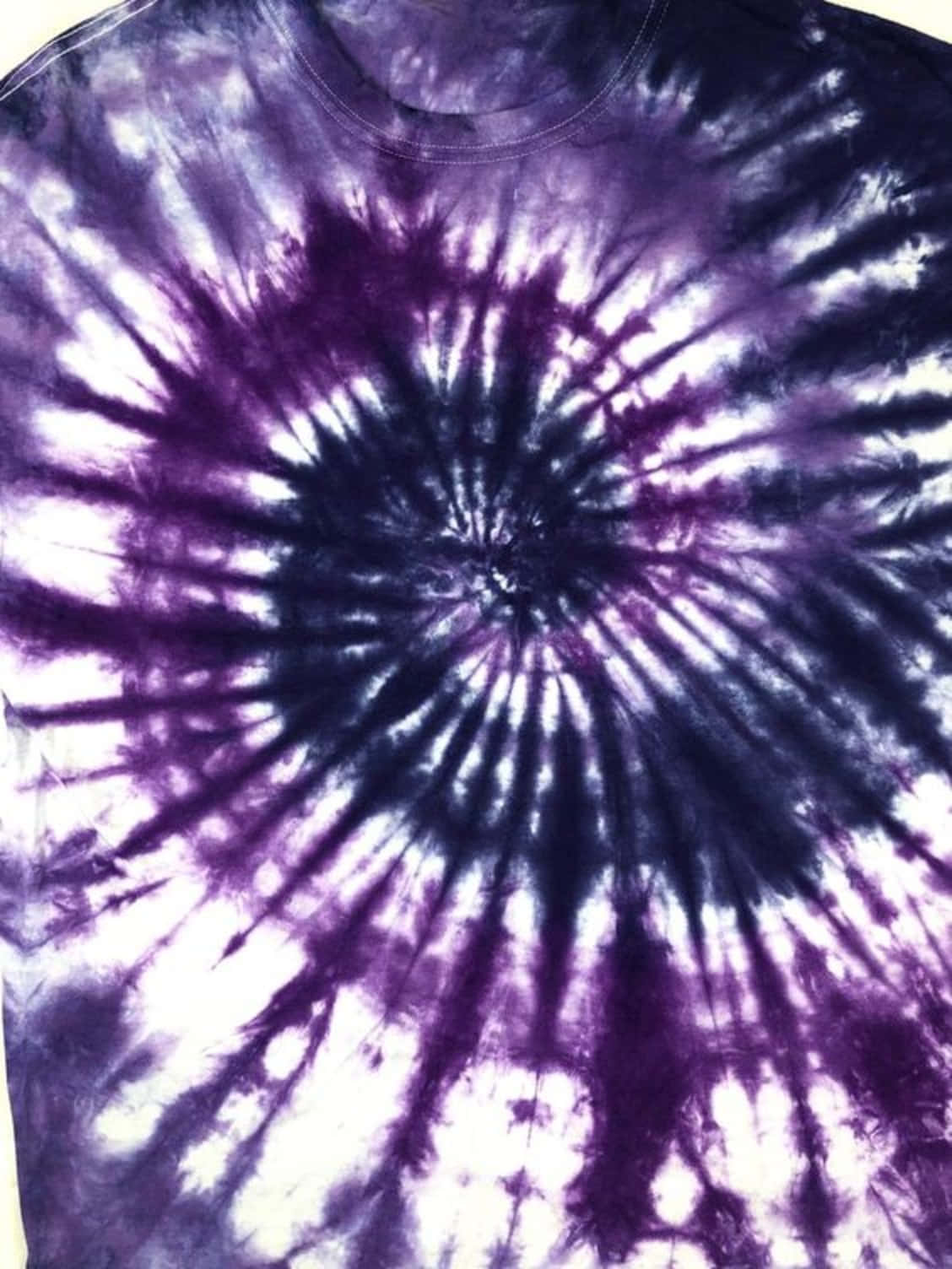 Vibrant Purple Tie Dye Fabric Background