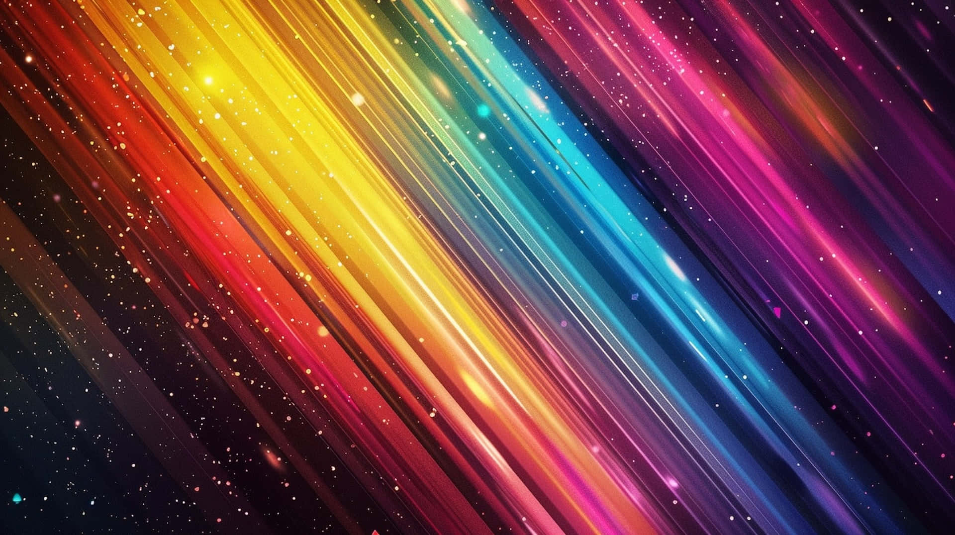 Vibrant_ Rainbow_ Light_ Streaks_ Background Background