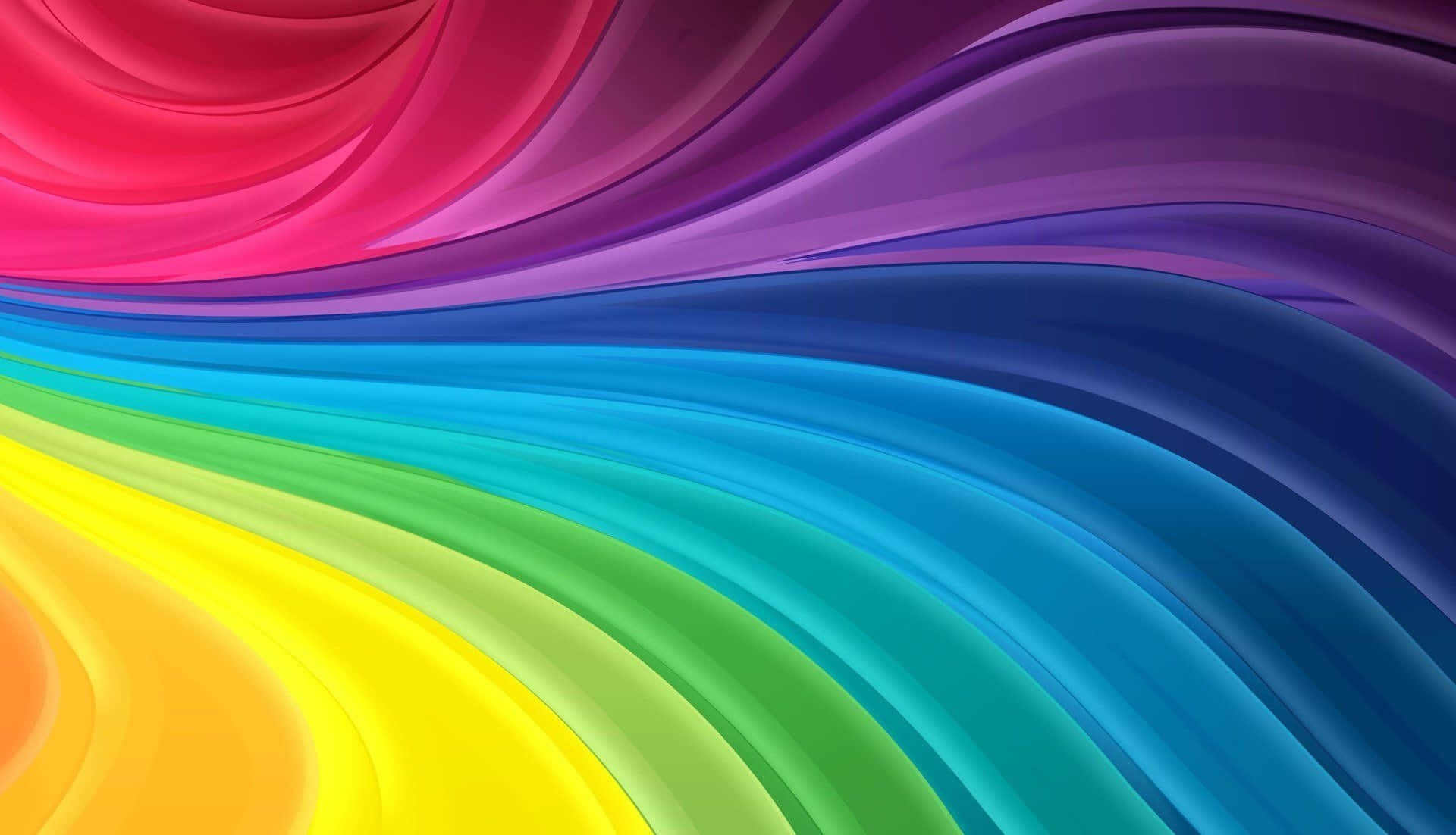Vibrant Rainbow Swirl Background Background