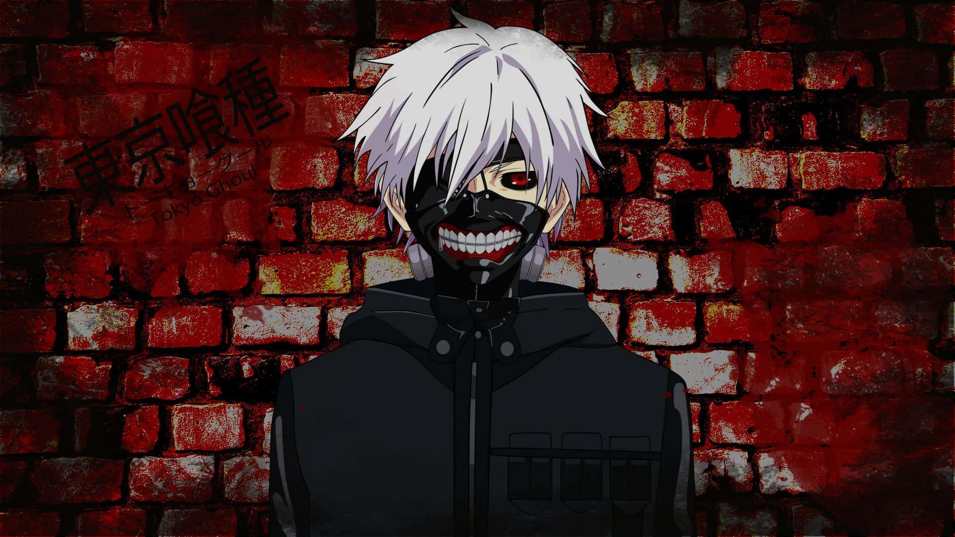 Vibrant Red And Black Anime Vibe Background