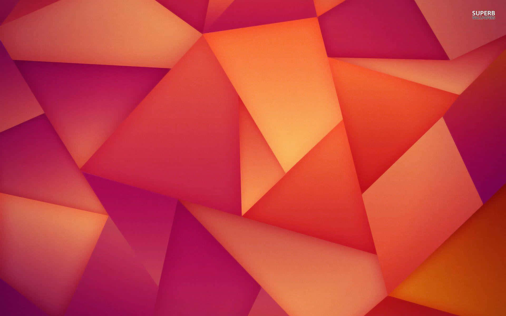 Vibrant Red And Orange Shades Complexion Together Background