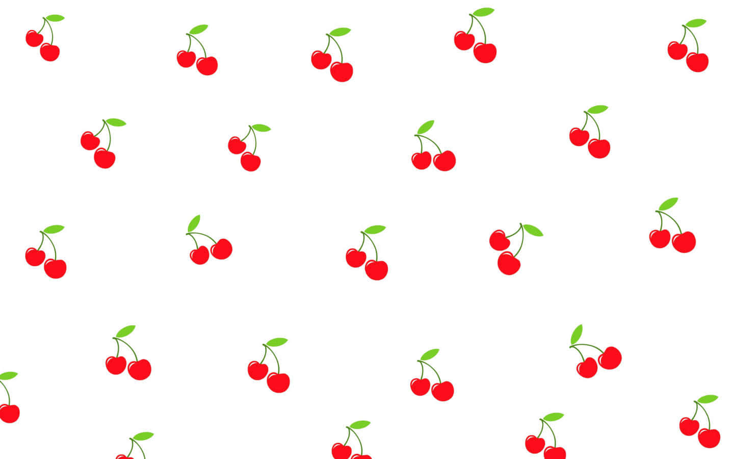 Vibrant Red Cherry Pattern Background