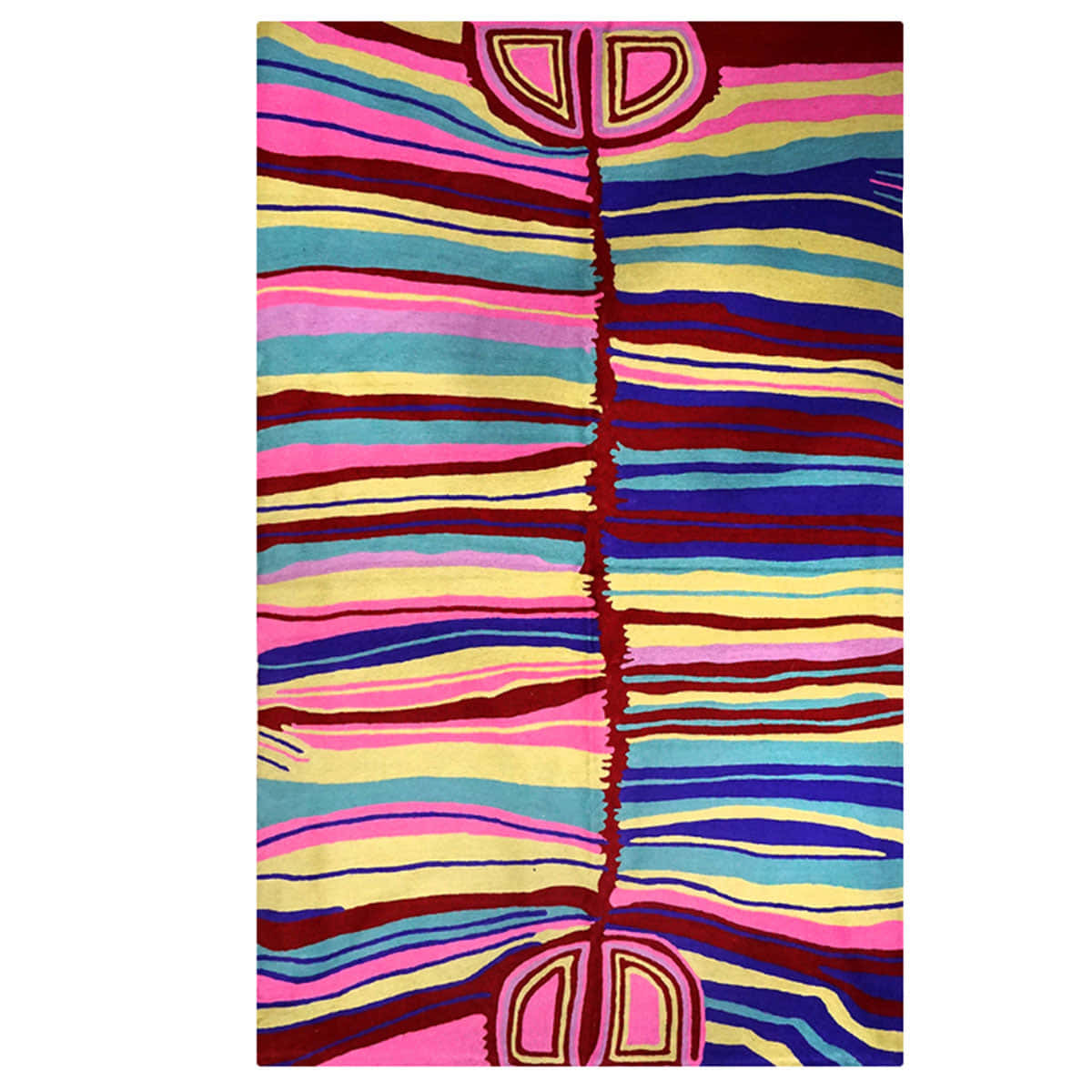 Vibrant Serape Blanket Bringing A Pop Of Color To Any Space Background