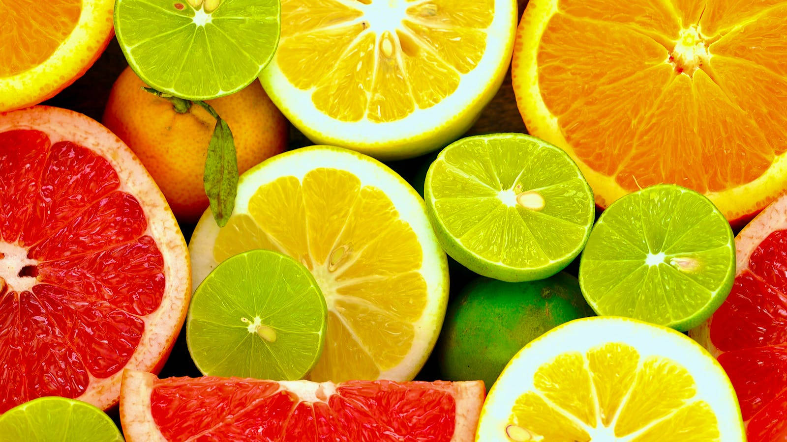 Vibrant Sour Fruit Assortment Background