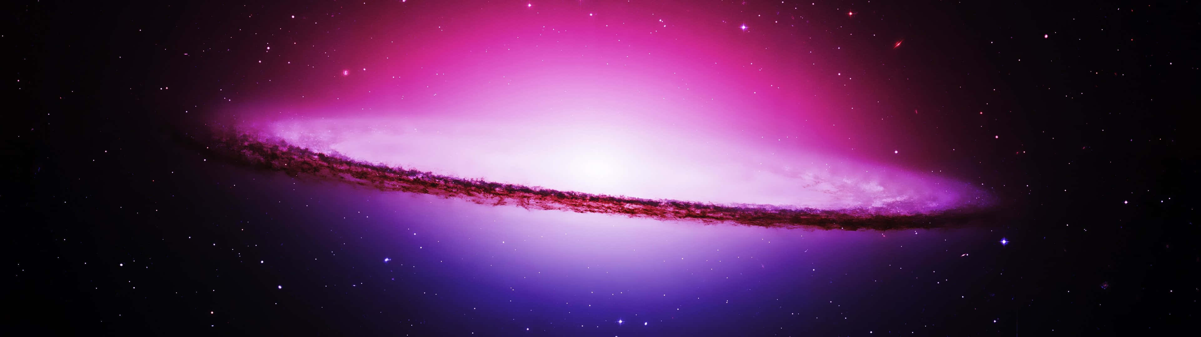 Vibrant Starry Cosmos, Painted With Colors Of The Night Background