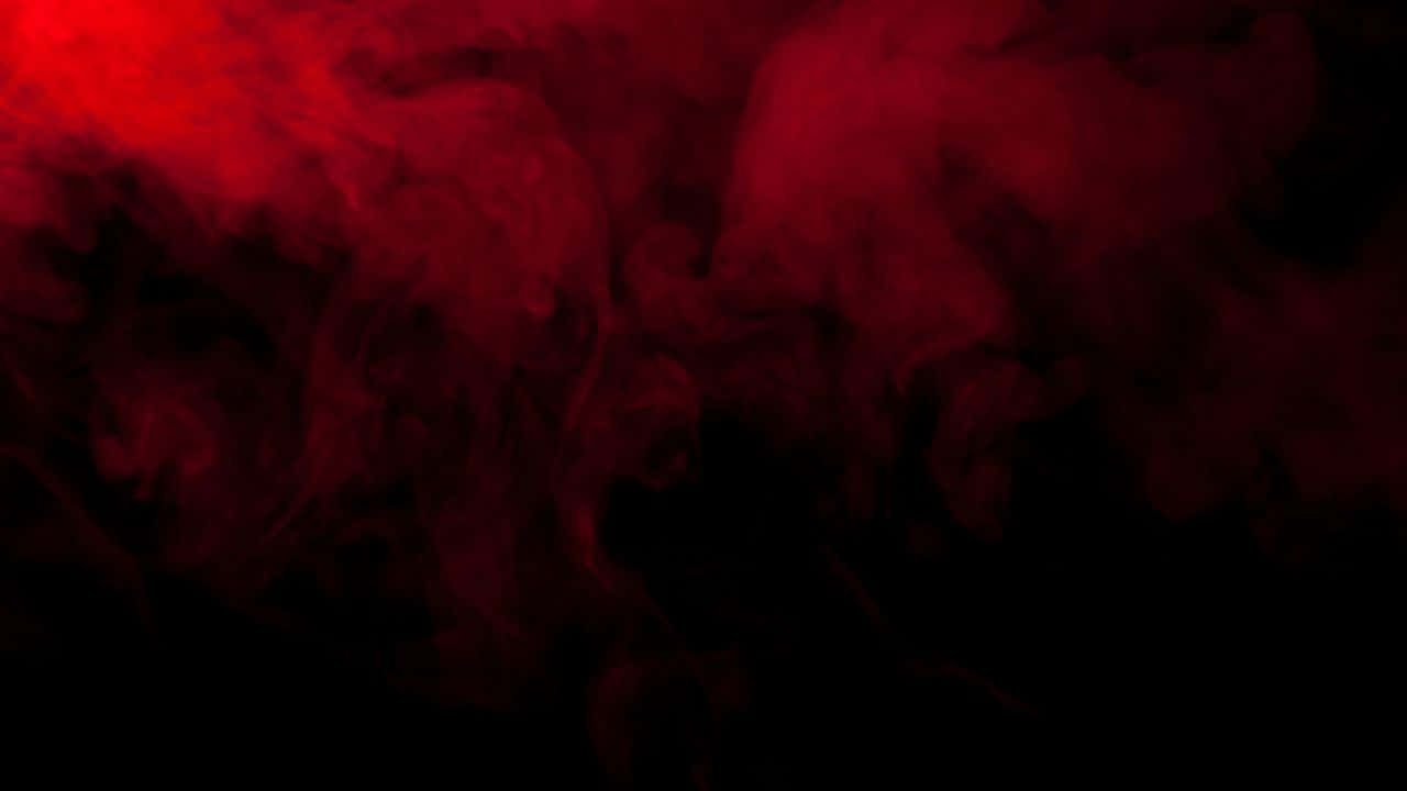 Vibrant Sunset Over Mountainous Landscape Background