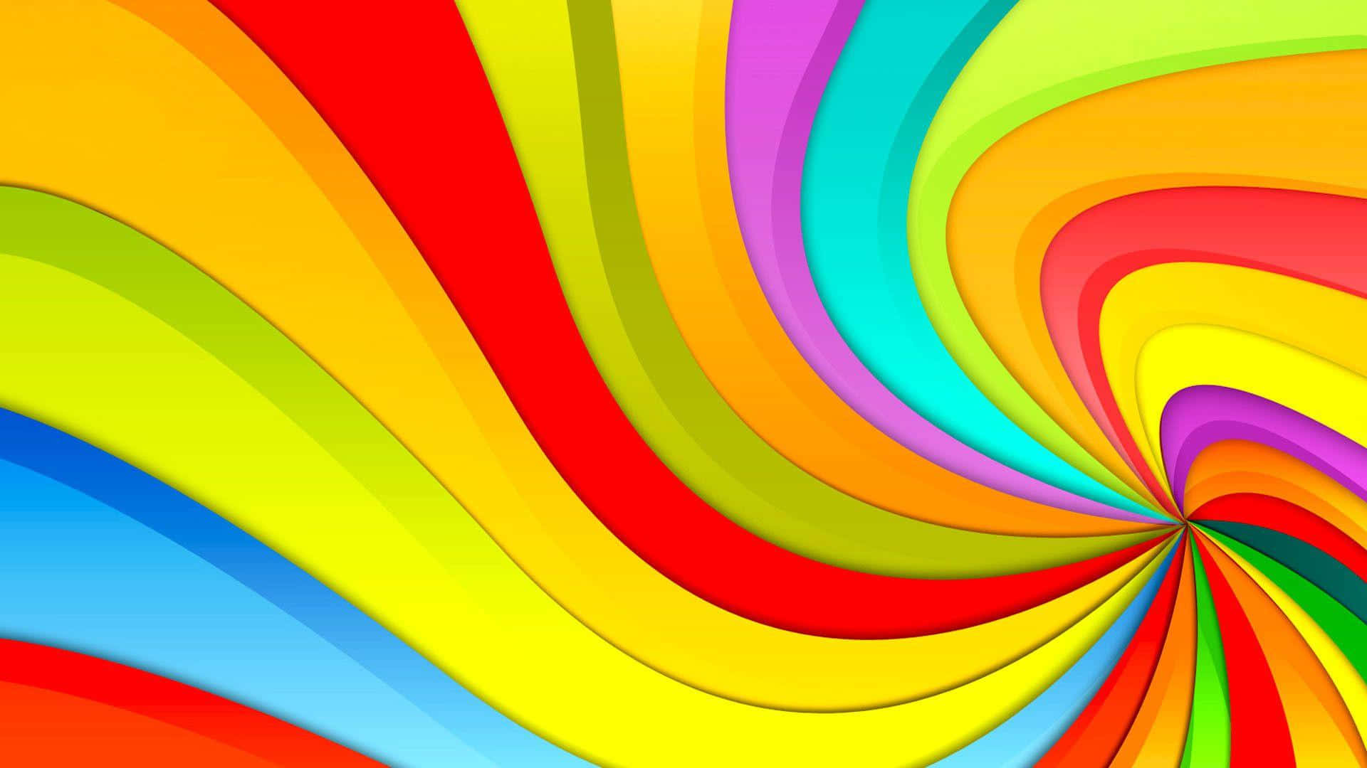 Vibrant Swirl Color Explosion Background