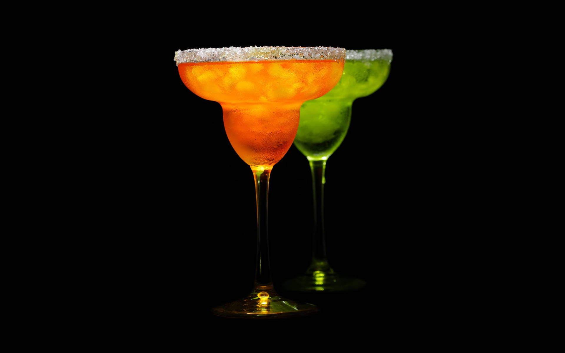 Vibrant Tequila Margarita With Fresh Citrus Background