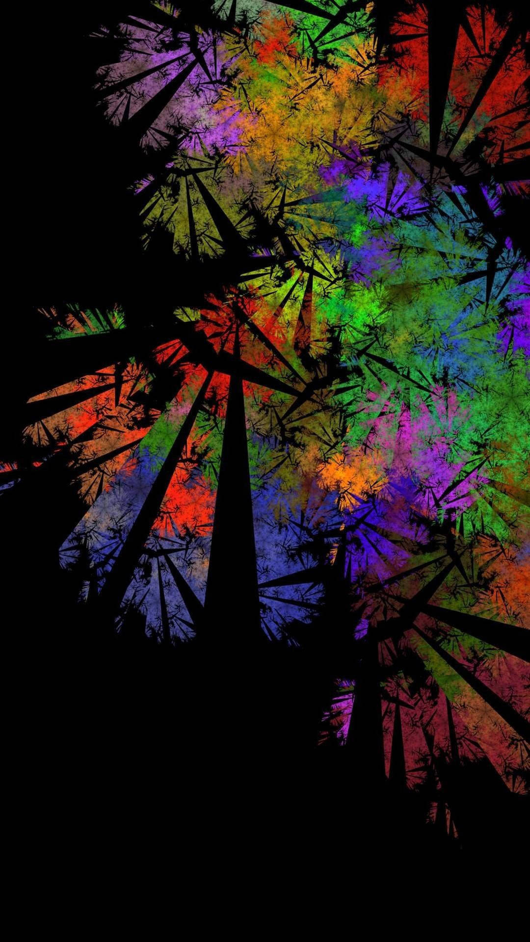 Vibrant Trees Dope Iphone Background