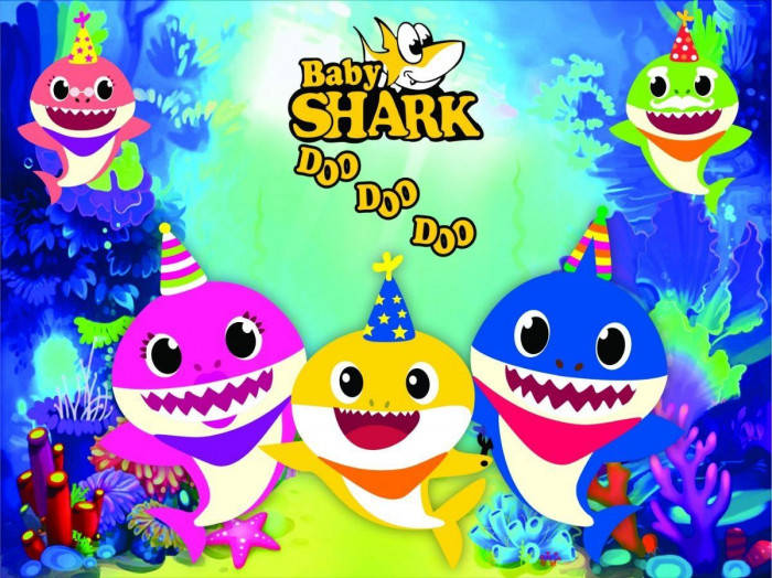 Vibrant Underwater Adventure With Pinkfong Baby Shark