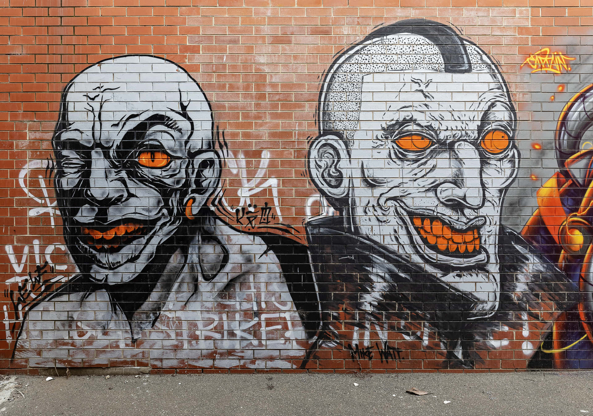 Vibrant Urban Graffiti Background