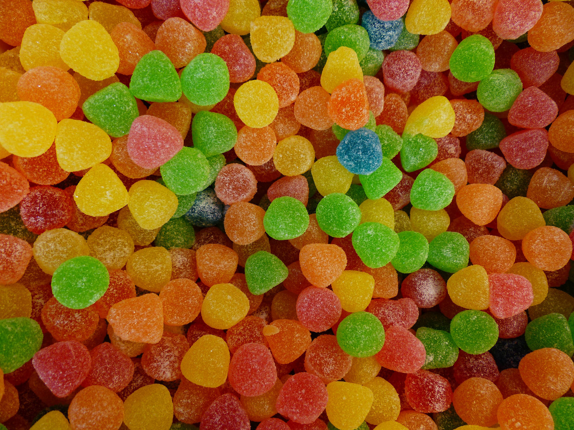 Vibrant Variety Of Chewy Candies