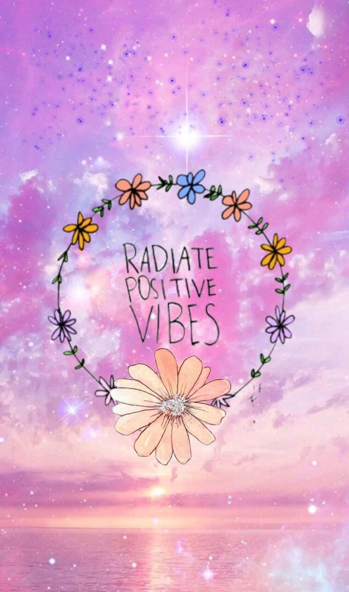 Vibrant Vibes Iphone Wallpaper Background