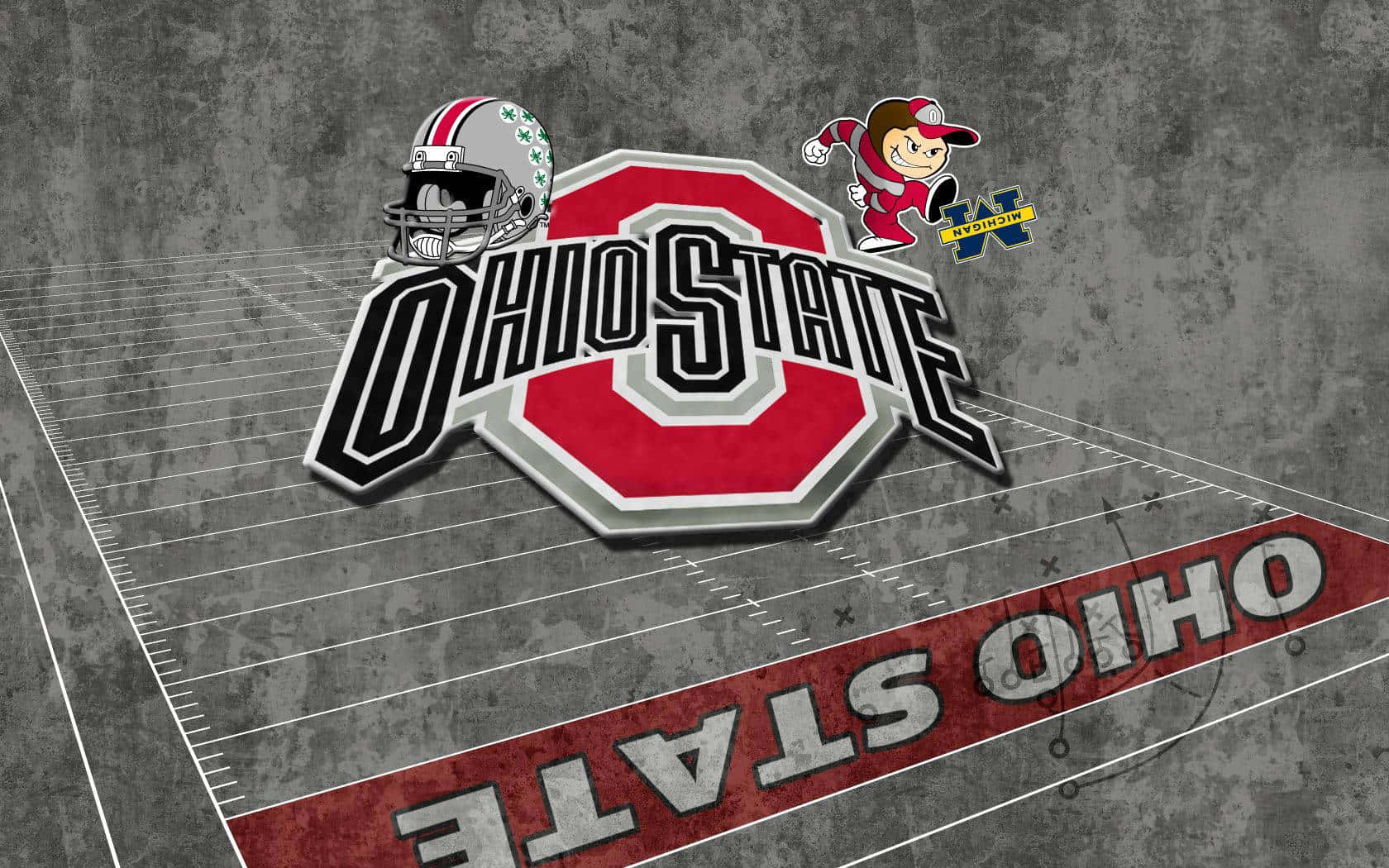 Vibrant Visual Of Ohio State Theme Background