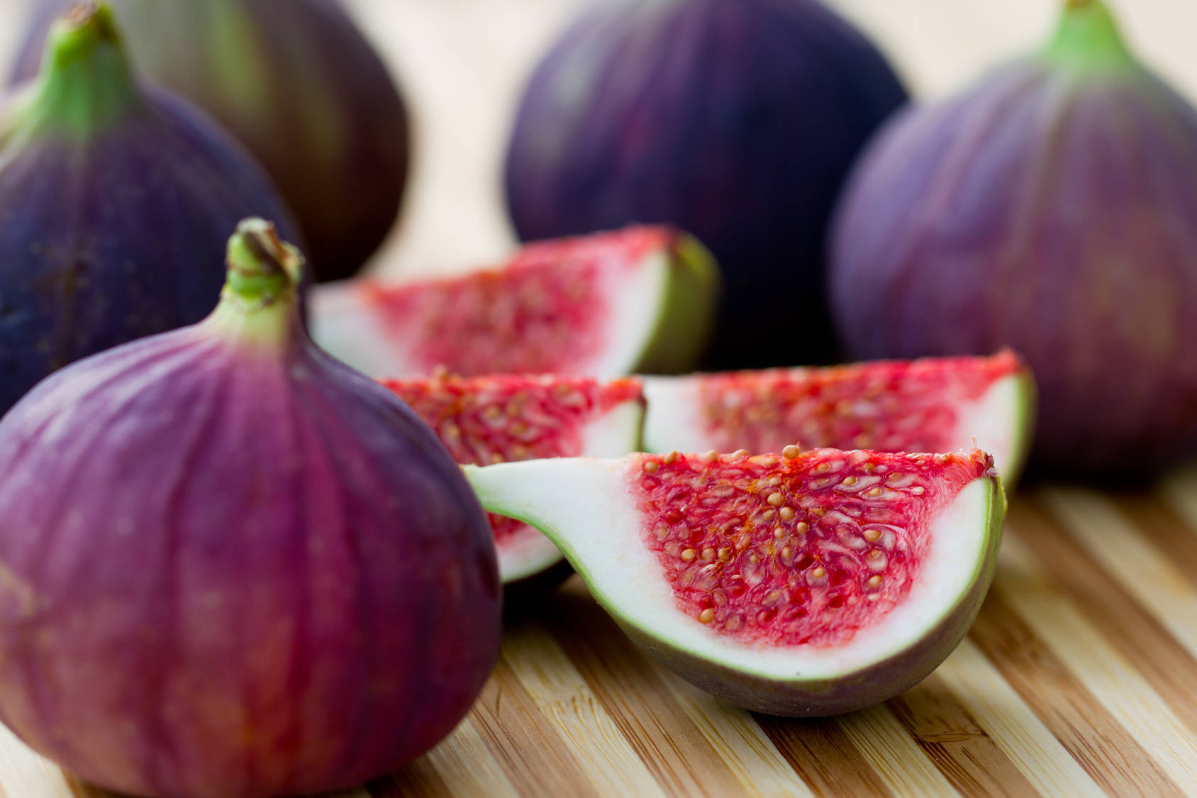 Vibrant Wedged Figs