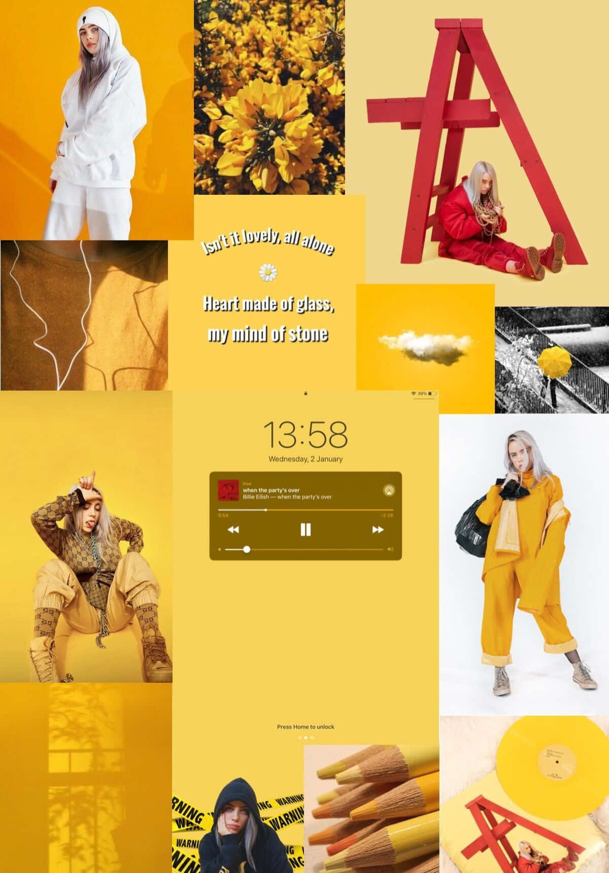 Vibrant Yellow Baddie Wallpaper. Visually Striking For A Bold Statement. Background