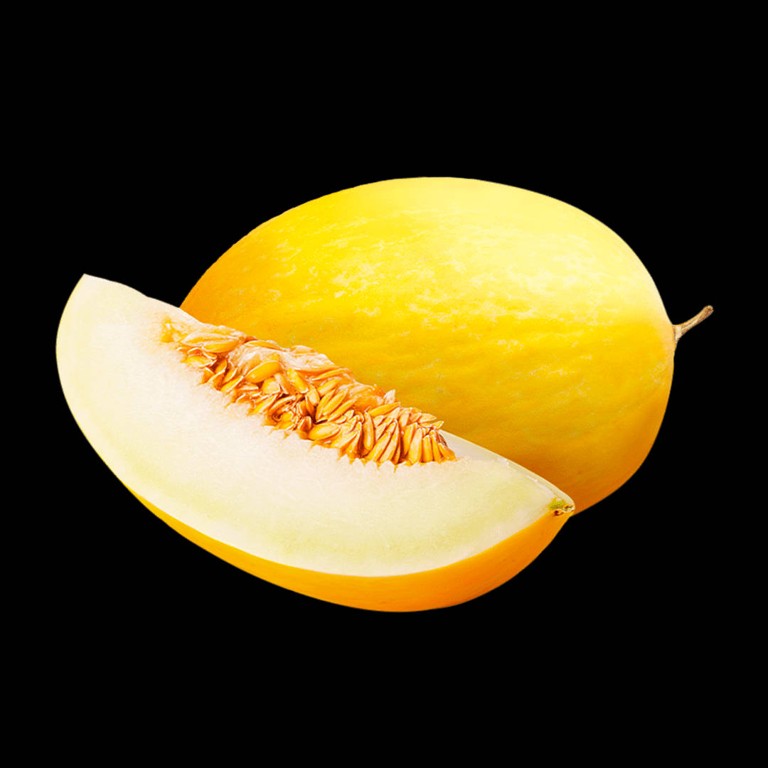 Vibrant Yellow Canary Melon Background