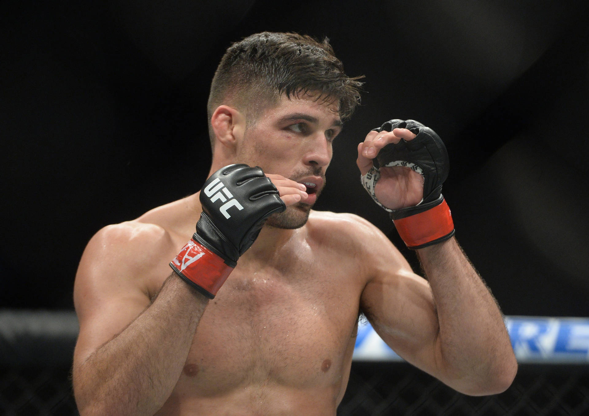 Vicente Luque Ready To Fight Background