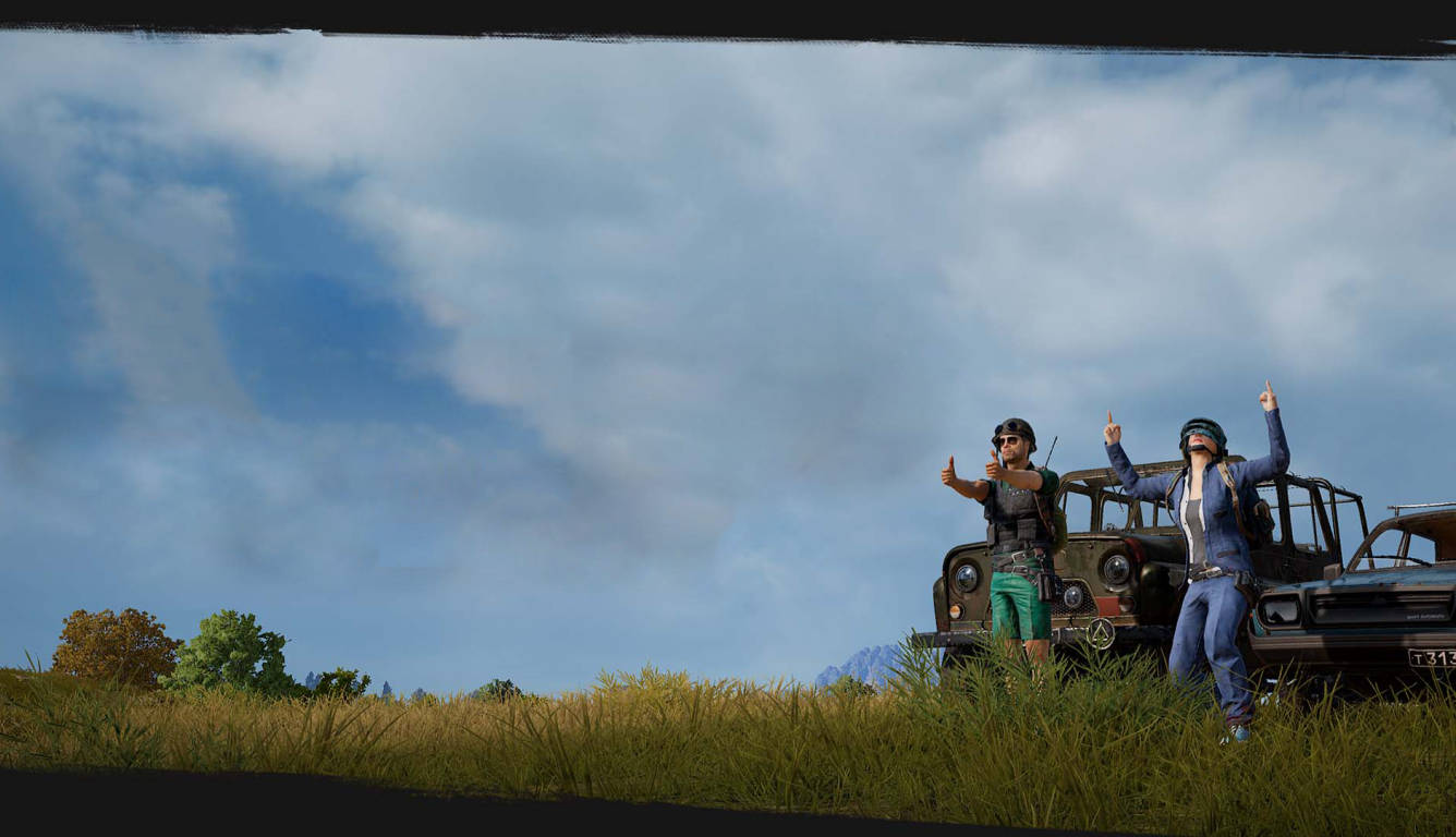 Victor And Sara Pubg 1366x768 Background