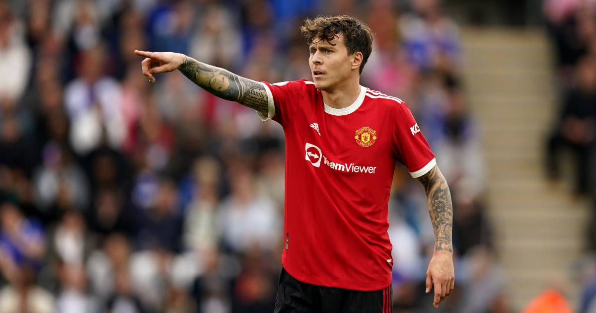 Victor Lindelof In Action At Manchester United