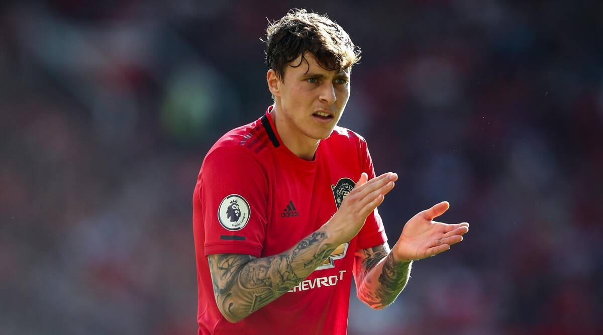 Victor Lindelof In Action On The Football Field