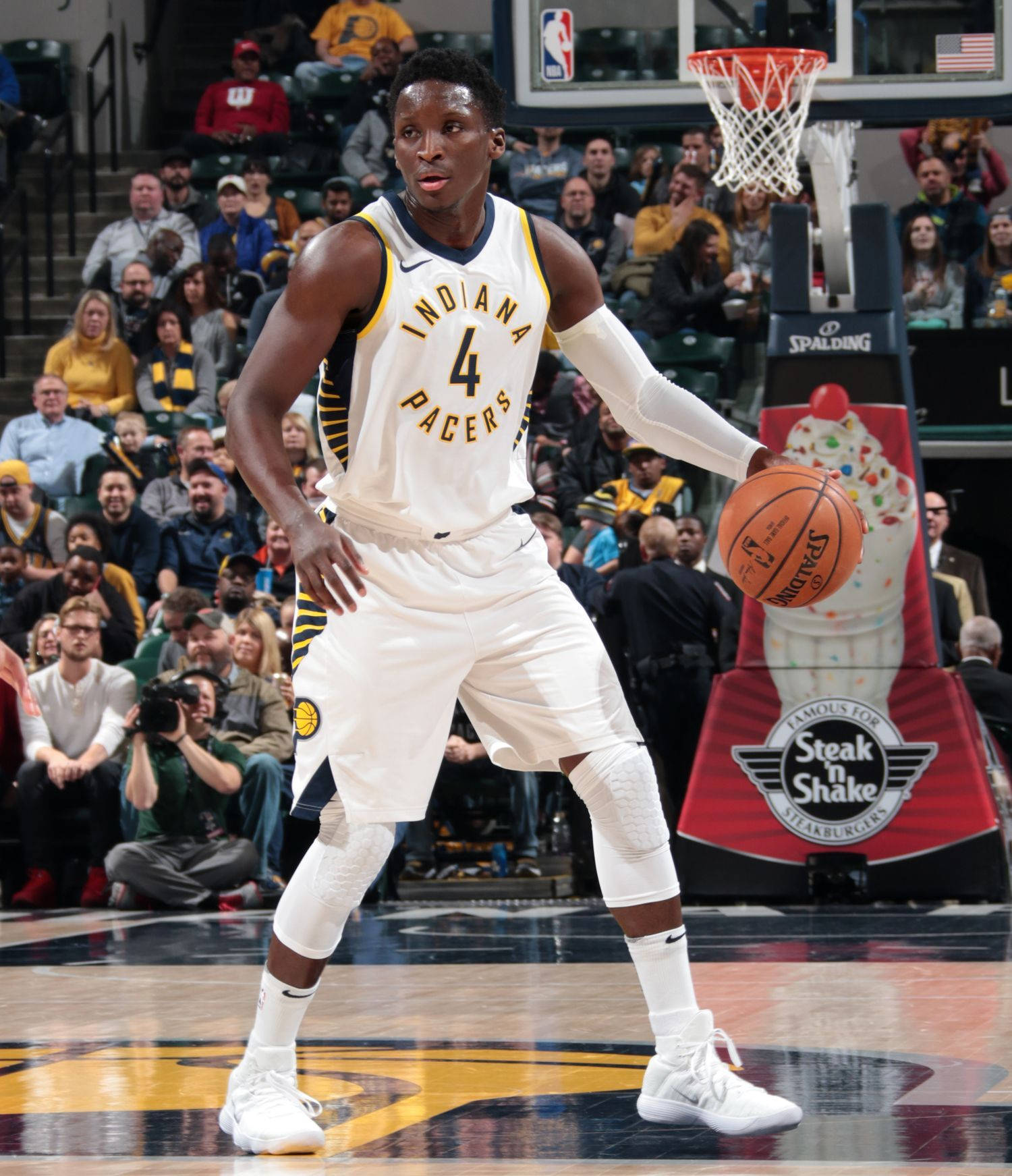Victor Oladipo In All-white Outfit