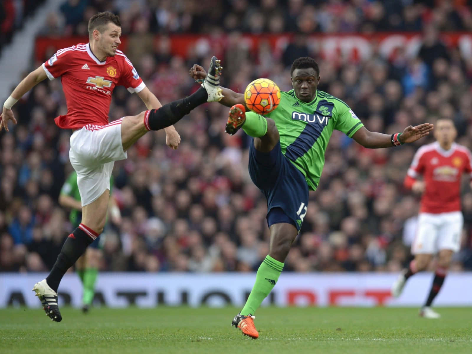 Victor Wanyama Southampton Vs. Manchester Schneiderlin Background