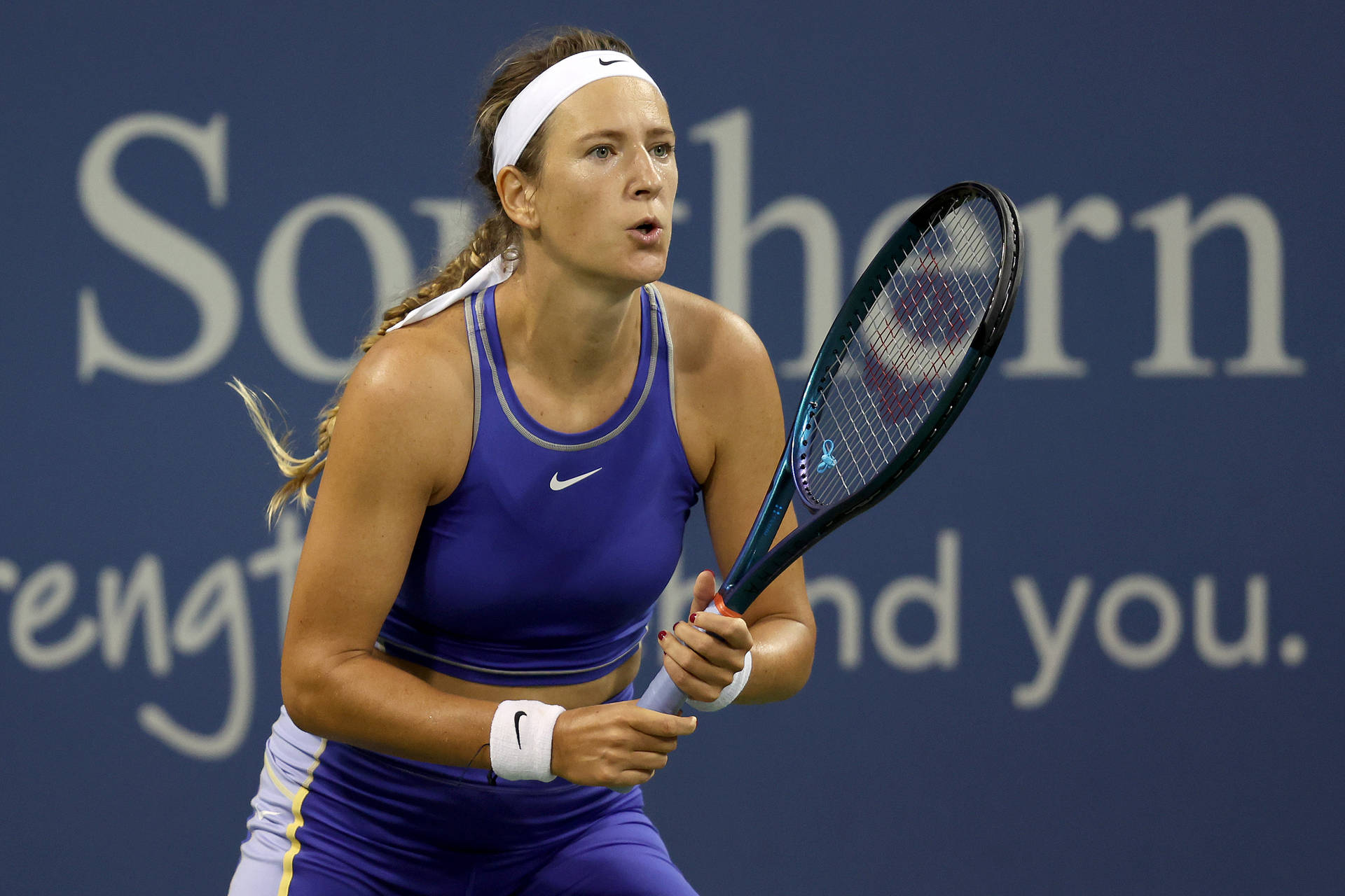 Victoria Azarenka: Conqueror In The Court Background